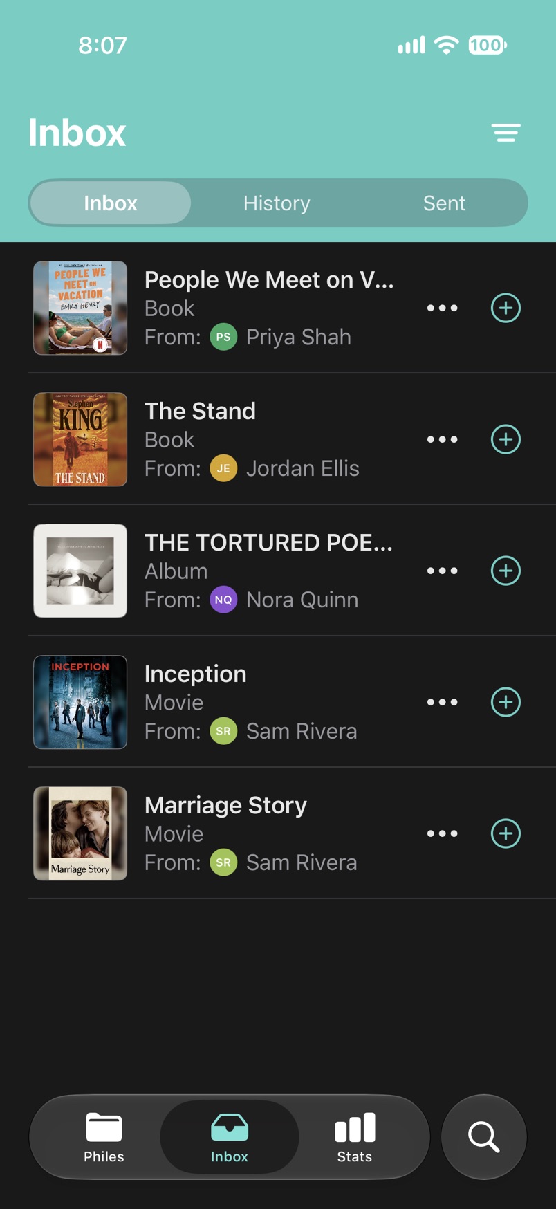 The Inbox: books, an album, and movies friends have sent
